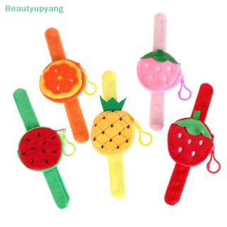 [Beautyupyang] สายรัดข้อมือ จี้ตุ๊กตาผลไม้ สตรอเบอร์รี่ สับปะรดน่ารัก สีส้ม สําหรับเด็ก