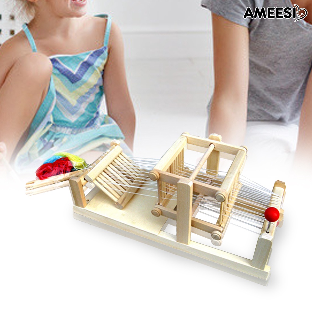 ameesi-จักรเย็บผ้าไม้จําลอง-ไมโครลูม-เพิ่มความสามารถในการเย็บผ้า-diy-เพื่อการศึกษา-สําหรับเด็ก