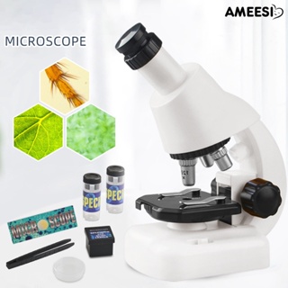 Ameesi กล้องจุลทรรศน์วิทยาศาสตร์ ปรับความสามารถได้ หลายระดับ สําหรับเด็ก 1200 ชิ้น 1 ชุด