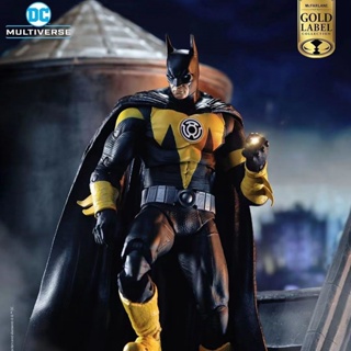 [New] MacFarlane yellow light Batman DC genuine gold standard limited Mcfarlane hand-made model YZWH