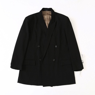 AMPI Fear of God FOG Season 7 main line solid color double-breasted suit jacket TikTok mid-length
