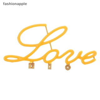 [fashionapple] ใหม่ พร้อมส่ง หลอดไฟไดโอด LED 3V ยืดหยุ่น ลายตัวอักษร LOVE สําหรับตกแต่งงานปาร์ตี้ งานแต่งงาน