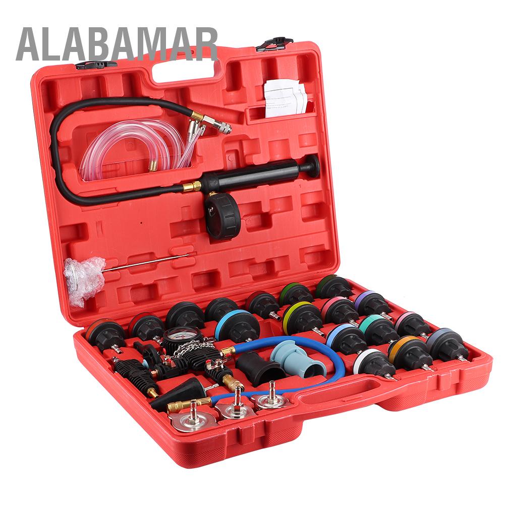 alabamar-28pcs-universal-car-water-leak-tester-ชุดเครื่องมือตรวจจับระบบทำความเย็น