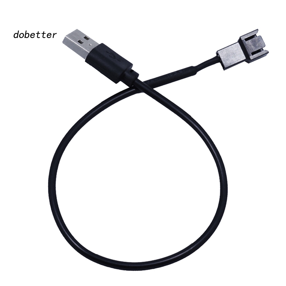 lt-dobetter-gt-อะแดปเตอร์เชื่อมต่อสายเคเบิล-usb-ตัวผู้-เป็น-3-pin-30-ซม-สําหรับเคสคอมพิวเตอร์-pc-พัดลม-cpu