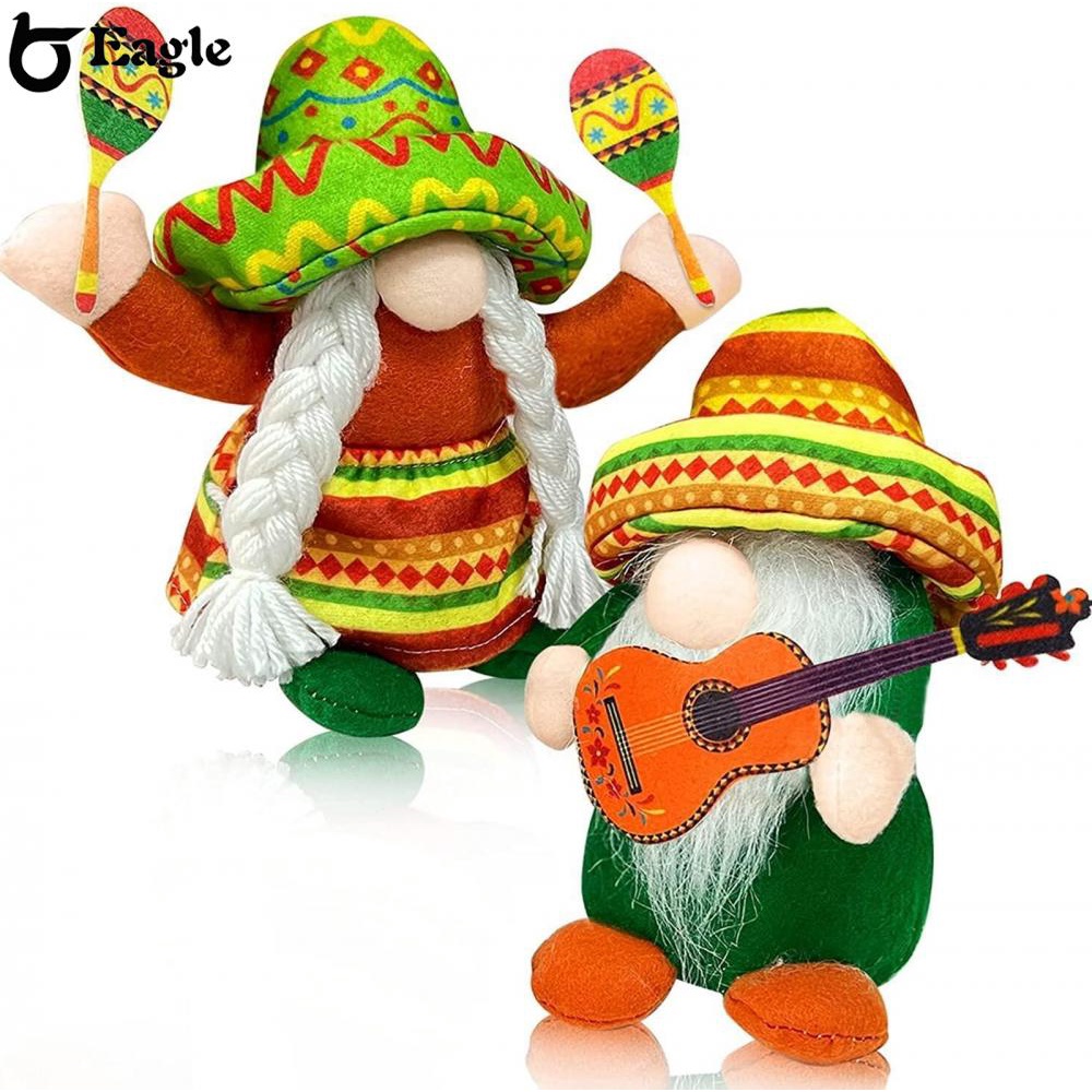 จัดส่ง-24-ชั่วโมง-ตุ๊กตาโนม-cinco-de-mayo-gnomes-fiesta-ขนาด-6-7x3-14-นิ้ว-สําหรับเม็กซิกัน-taco-tuesday