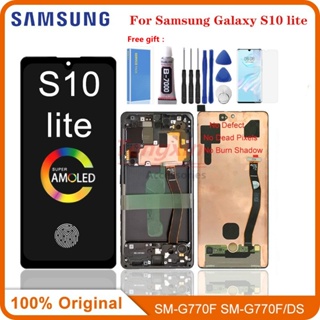 อะไหล่หน้าจอสัมผัส LCD 6.7 นิ้ว สําหรับ Samsung Galaxy S10 Lite SM-G770F/DS SM-G770F