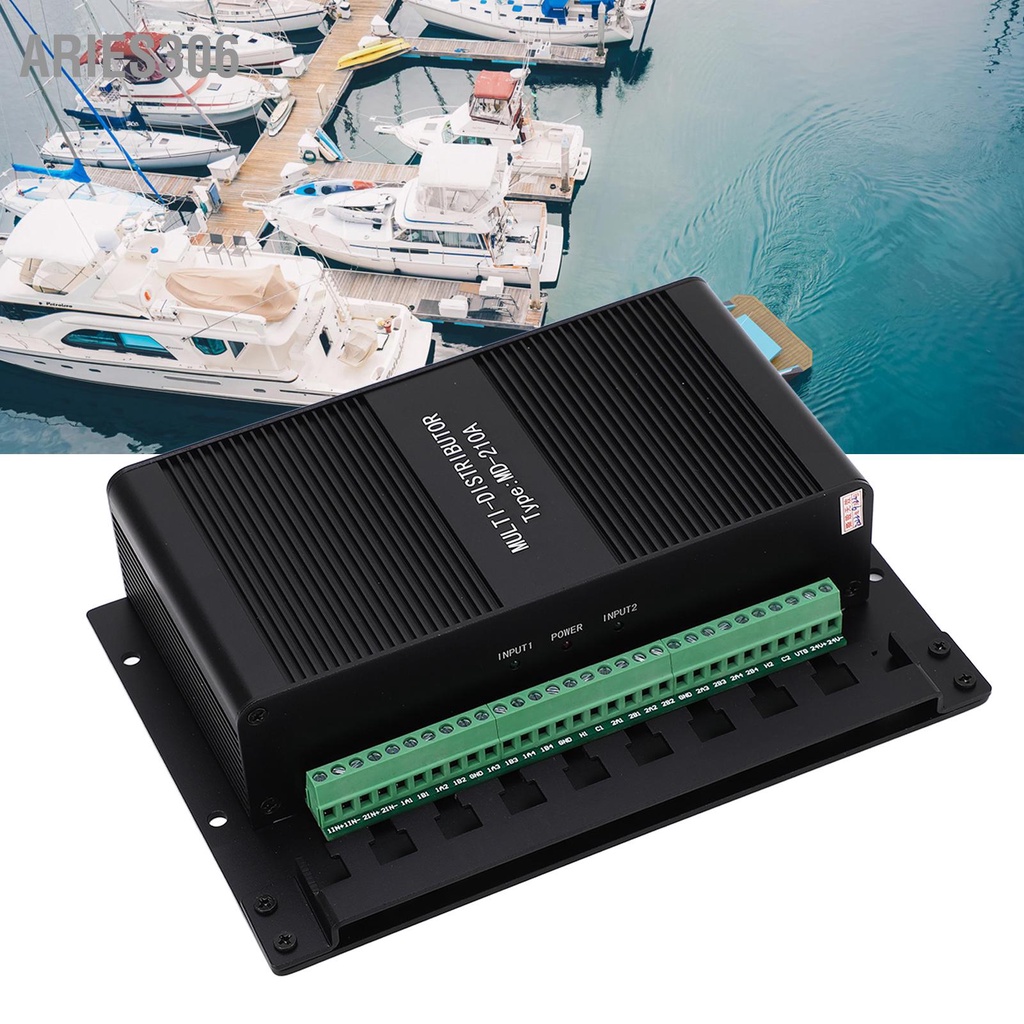 aries306-สำหรับ-nmea-marine-เรือสัญญาณ-splitter-อินพุตช่องสัญญาณคู่-10-ช่องเอาต์พุต-iec61162-1-standard-compliant-signal-distributor