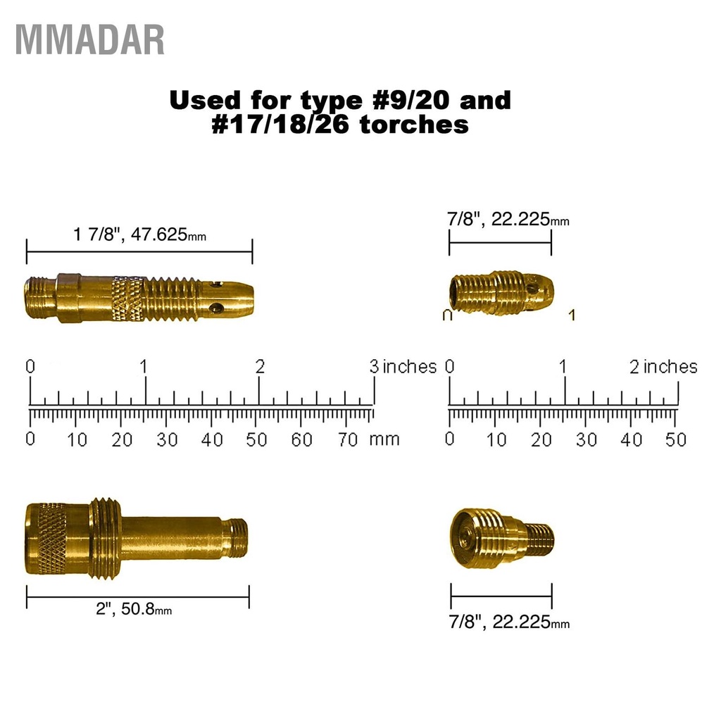 mmadar-2-ชิ้นถ้วยเชื่อม-tig-ไฟฉายเชื่อมเซรามิกสีขาวถ้วยเซรามิกหัวฉีดอุปกรณ์เสริมชุดสำหรับ-db-sr-wp-9-20-25