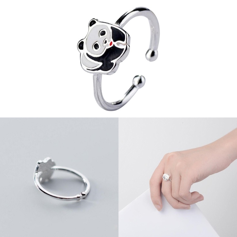 autu-แหวนแฟชั่น-รูปแพนด้าน้อยน่ารัก-สไตล์ฮิปฮอปย้อนยุค