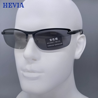 Hevia แว่นตากันแดด เลนส์โพลาไรซ์ UV400 สําหรับผู้ชาย เหมาะกับการขับขี่ PG132