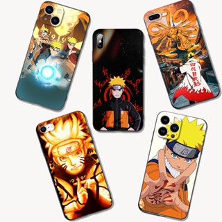 เคสโทรศัพท์มือถือ ซิลิโคนนิ่ม tpu ลายการ์ตูนนารูโตะ Uzumaki สีดํา สําหรับ iPhone 14 Plus Pro Max