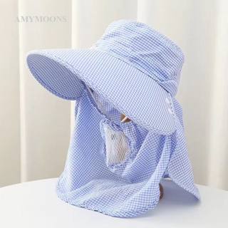 Amymoons หมวกบังแดด ป้องกันรังสียูวี ระบายอากาศ เหมาะกับฤดูร้อน สําหรับผู้หญิง