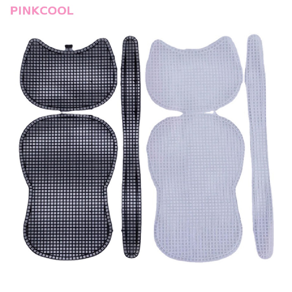 pinkcool-ขายดี-แผ่นตาข่ายพลาสติก-สําหรับถักถุงใต้วงแขน-diy