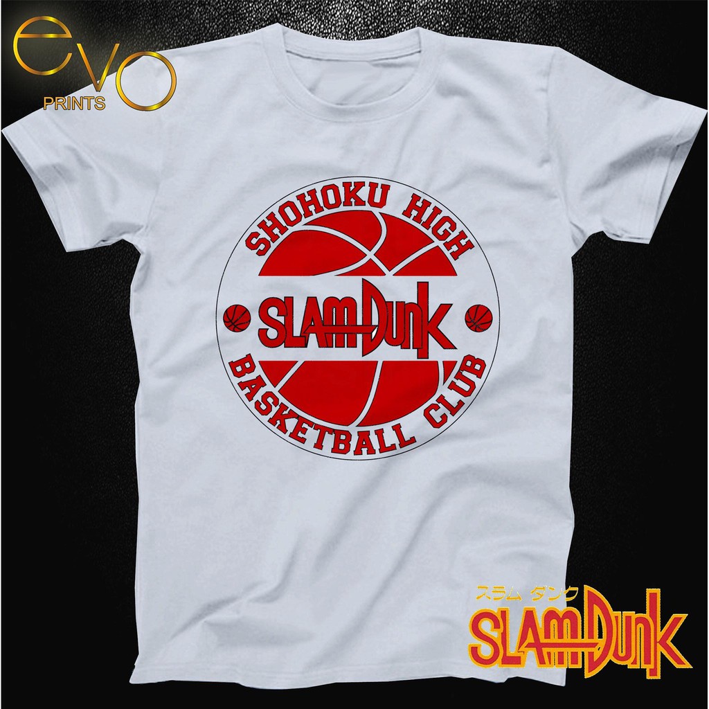 slamdunk-shirt-design-for-him-her-white-round-neckเสื้อยืด