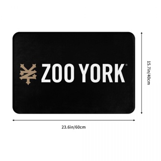 New Zoo York (3) พรมปูพื้นห้องน้ํา ผ้าสักหลาด กันลื่น ดูดซับน้ําได้ดี แห้งเร็ว 16x24 นิ้ว พร้อมส่ง