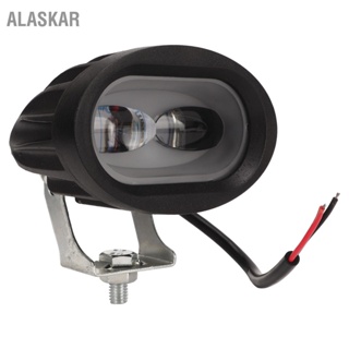 ALASKAR 12V ถึง 24V ไฟ LED ออฟโร้ด 6000k 800lm ไฟฝักสีขาวสำหรับรถยนต์รถบรรทุกรถตู้ SUV ATV และรถจักรยานยนต์