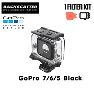 GoPro 7 / 6 / 5 Protective Housing + Backscatter FLIP10+ Dive Filter (20-40 ft)