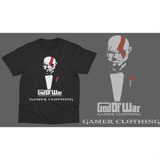 sadasเสื้อยืดพิมพ์ลายแฟชั่น พร้อมส่ง ลาย god of war เสื้อยืดแฟชั่น เสื้อยืดผู้ชาย