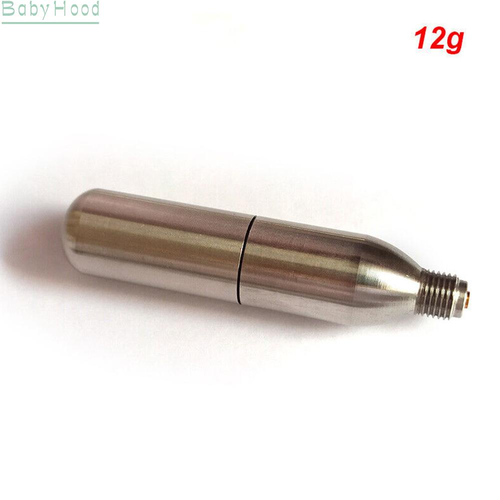 big-discounts-stainless-steel-refillable-12g-16g-threaded-rechargeable-co2-cartridge-gas-tank-bbhood