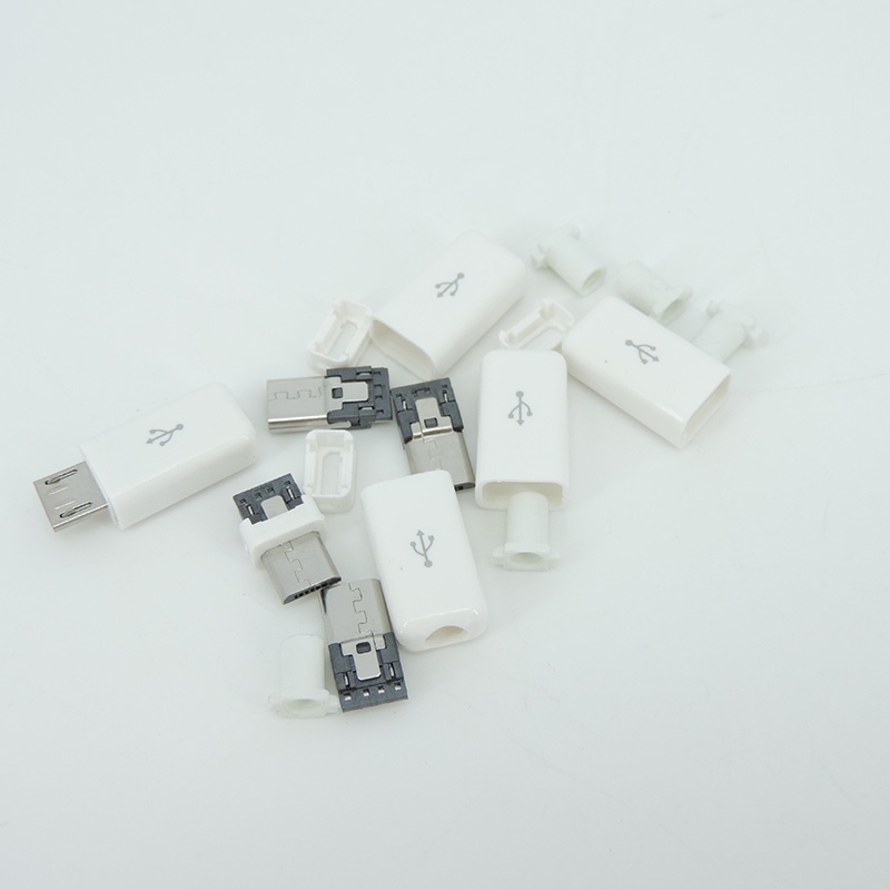 Micro USB 5PIN เชื่อมประเภทชายปลั๊กตัวเชื่อมต่อ Charger 5P USB หางชาร์จ ...