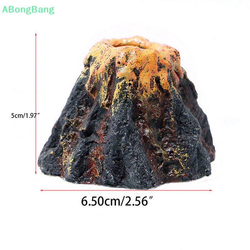 abongbang-เครื่องปั๊มออกซิเจน-รูปภูเขาไฟ-และฟองอากาศ-สําหรับตกแต่งตู้ปลา