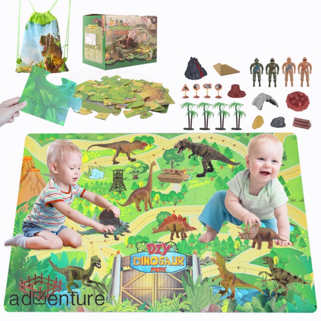 adven-จิ๊กซอว์ปริศนา-รูปไดโนเสาร์-diy-ของเล่นเสริมการเรียนรู้-สําหรับพ่อแม่-และลูก