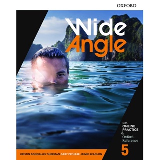 Bundanjai (หนังสือเรียนภาษาอังกฤษ Oxford) Wide Angle American 5 : Student Book with Online Practice (P)