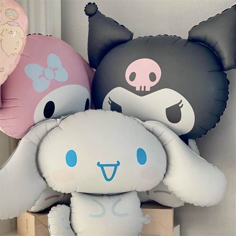 sanrio-ลูกโป่ง-รูปการ์ตูนอนิเมะ-kuromi-my-melody-cinnamoroll-น่ารัก-พร็อพถ่ายรูป-สําหรับตกแต่งปาร์ตี้วันเกิด