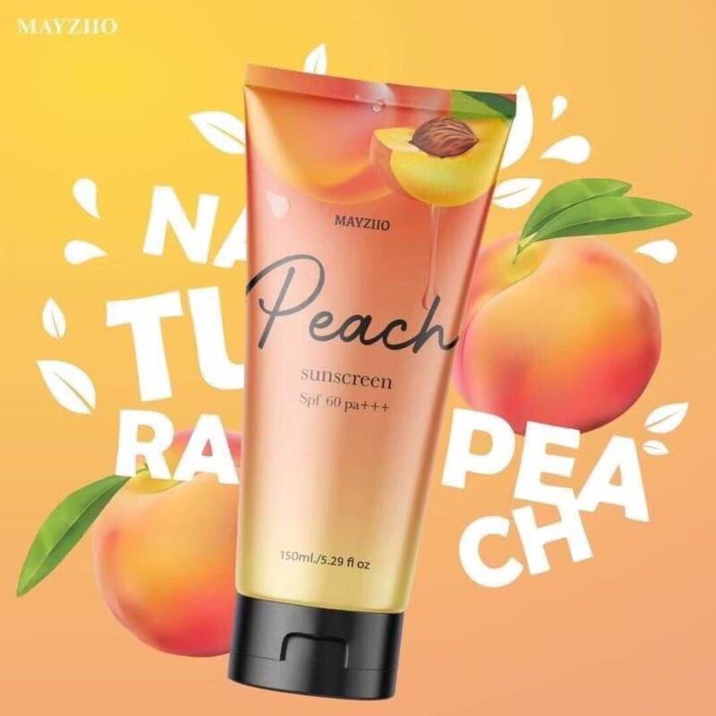 กันแดดพีช-mayziio-peach-sunscreen-spf60-pa-150-ml