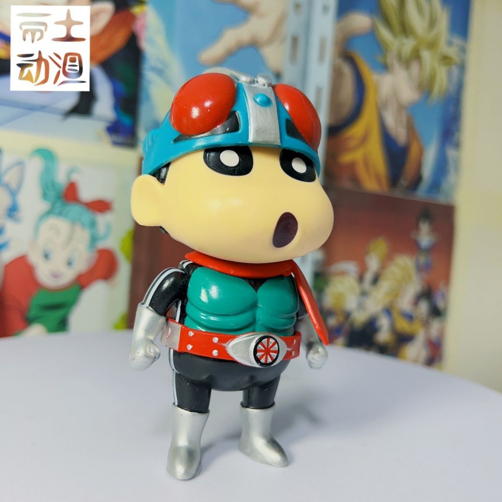 โมเดลฟิกเกอร์-kamen-rider-masked-superman-crayon-shin-chan-cos-shinnosuke-ของเล่นสําหรับเด็ก
