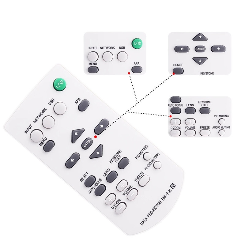 รีโมตคอนโทรล-แบบเปลี่ยน-สําหรับโปรเจคเตอร์-sony-vpl-es4-vpl-es1-vpl-ex7-vpl-es2-rm-pj5-pj4-pj2-vpl-cx63-vpl-cx70-rm-pj6