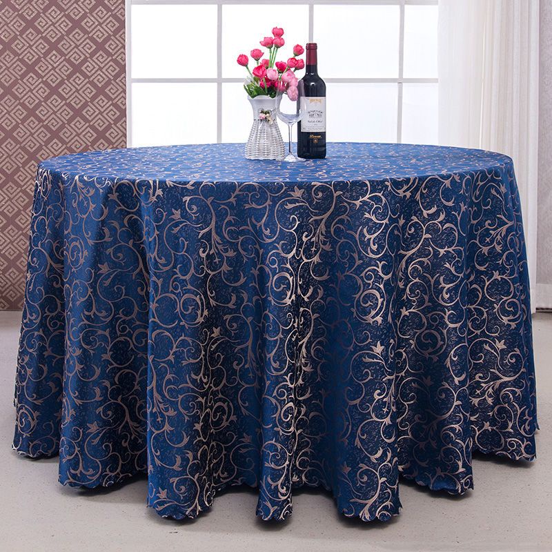 ผ้าปูโต๊ะกลม-ผ้าปูโต๊ะโรงแรมสำหรับงานแต่งงานและงานเลี้ยงคละสี