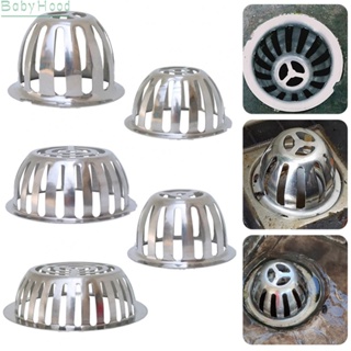 【Big Discounts】Roof Floor Drain Drain Pipe Stainless Steel Anti-clogging Downspouts Strainer#BBHOOD