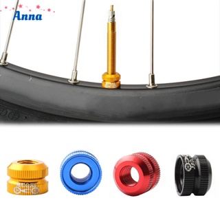 【Anna】Bicycle Nuts Mountain Bike Cycling Valve Aluminum alloy Parts Replacement