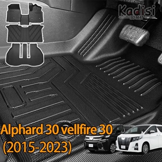 Alphard 30 vellfire 30(2015-2023) พรมปูพื้นรถยนต์ 3D agh30 anh30 AH30 พรมปูพื้นรถยนต์ พรมรองเท้า โตโยต้า พรมบูท O3NF
