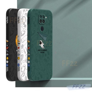 เคส Redmi Note 9 โทรศัพท์มือถือ กันกระแทก ลายดวงจันทร์ อวกาศ สไตล์คลาสสิก สําหรับ3bTKR