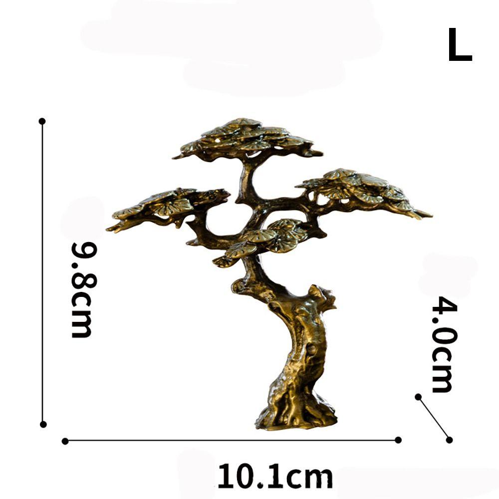 cherry3-รูปปั้นต้นบอนไซ-โลหะผสม-สีบรอนซ์-สําหรับตกแต่งบ้าน