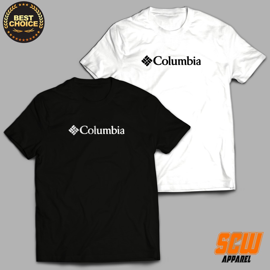 COLUMBIA TSHIRT HIGH QUALITY COTTON UNISEX Shopee Thailand