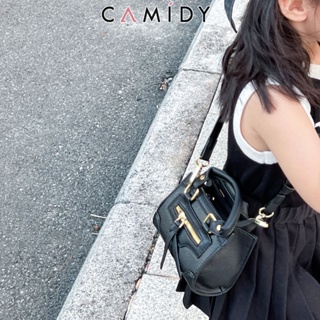 Camidy เด็กรุ่นใหม่ของเกาหลีสไตล์ต่างประเทศมินิหัวรถจักรสาวถือ Messenger กระเป๋าใบเล็กกระเป๋าผู้หญิง