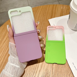 เคสโทรศัพท์มือถือ ไล่โทนสี สีแคนดี้ สําหรับ Samsung Galaxy Z Flip5 Z Flip5 Flip Z 5