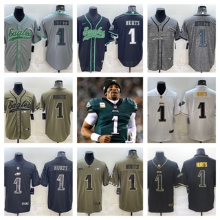 NFL Philadelphia Eagles Jalen Hurts เสื้อยืดเสื้อสปอร์ต 01