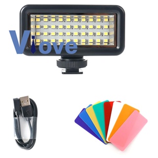 กล้องแอคชั่น ดําน้ํา เติมแสง กันน้ํา Vlog ไฟถ่ายภาพ พลาสติก สําหรับ Gopro10 Mini LED