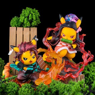 [New product in stock] Pokemon piqiu cos Ghost Blade charcoal Zhilang you Douzi hand-made model car swing CDCA