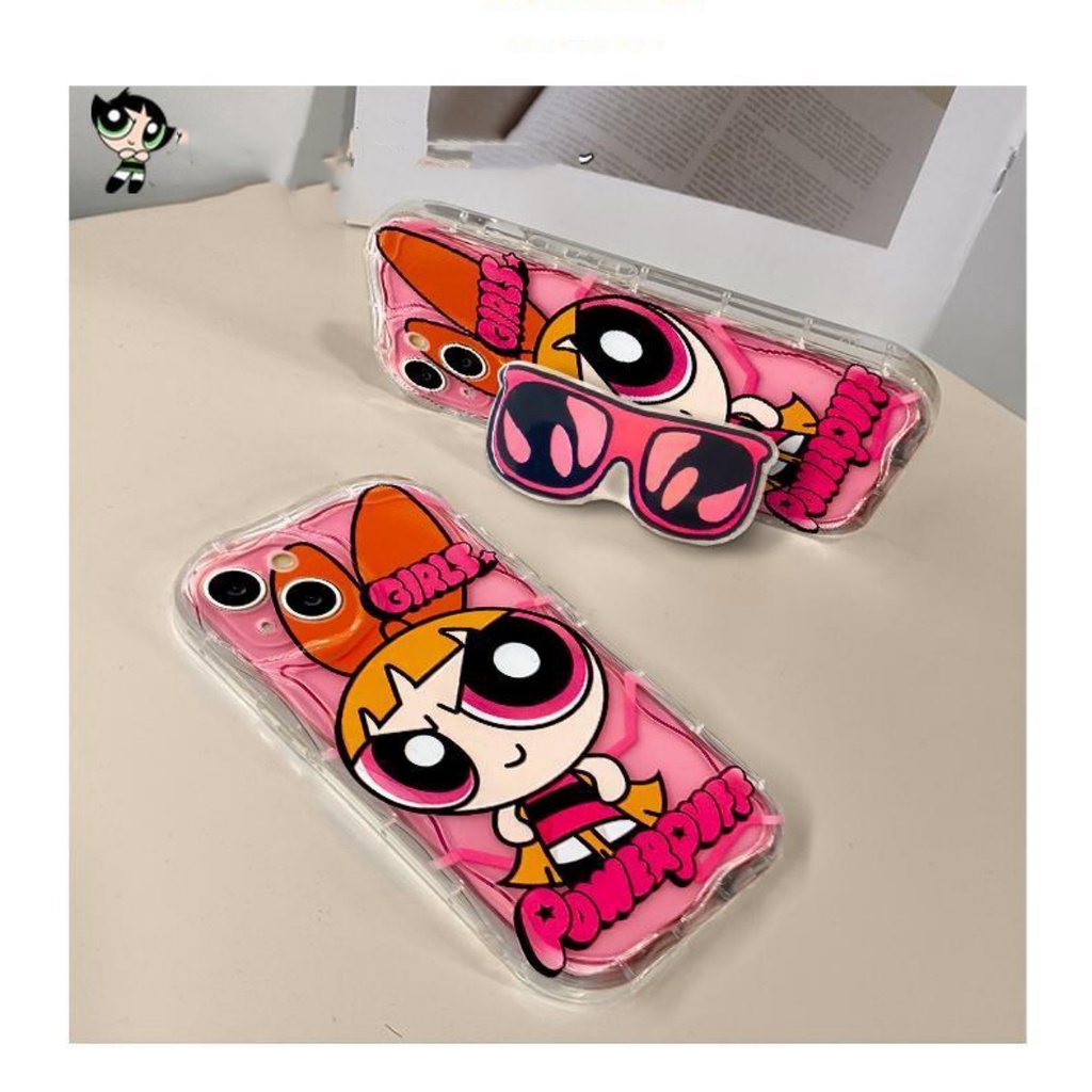 เคสโทรศัพท์มือถือใส-แบบนิ่ม-ลายการ์ตูน-powerpuff-girls-3d-กันกระแทก-สําหรับ-oppo-8t-8z-7z-f21-8-6-7-pro-8-lite