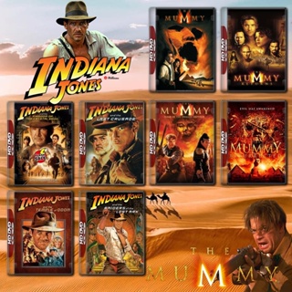 DVD ดีวีดี Indiana Jones ภาค 1-4 + Mummy ภาค 1-4 DVD Master เสียงไทย (เสียง ไทย/อังกฤษ | ซับ ไทย/อังกฤษ) DVD ดีวีดี