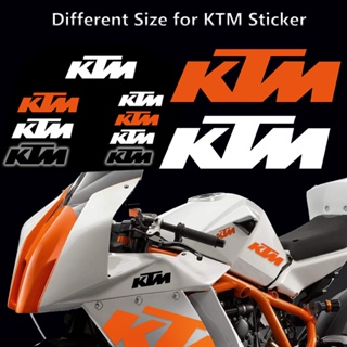 สติกเกอร์สะท้อนแสง ลายโลโก้ KTM สําหรับติดตกแต่งหมวกกันน็อครถจักรยานยนต์ KTM RC8 Duke 125 390 690 790 890 990 1290 Adventure EXC 300 sxf