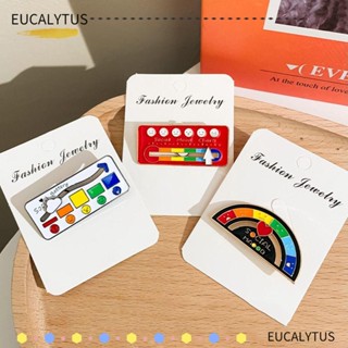 Eutus เข็มกลัด รูป My Social Mood Pin เครื่องประดับ สําหรับตกแต่งเสื้อผ้า กระเป๋าเป้สะพายหลัง