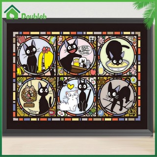 【Doub X ✮】ภาพวาดปักเพชร ทรงกลม ลายกิกิ 5D DIY สําหรับตกแต่งบ้าน ✮