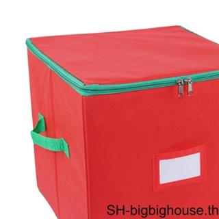 【Biho】กล่องเก็บเครื่องประดับ แบบพับได้ ลายคริสต์มาส 64 ช่อง สําหรับบ้าน
