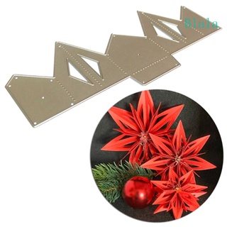 Blala แผ่นแม่แบบโลหะ ตัดลายดอกไม้ 3D DIY สําหรับตกแต่งสมุด อัลบั้ม กระดาษ การ์ด แม่แบบ แม่พิมพ์ลายนูน งานฝีมือ